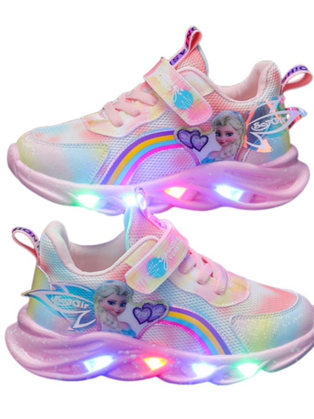 Disney Frozen Elsa LED Light-Up Sneakers